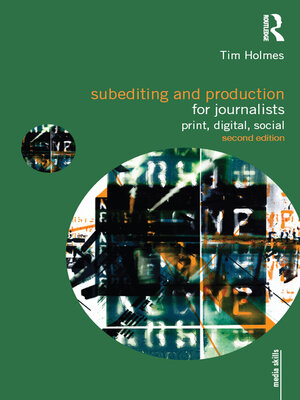 cover image of Subediting and Production for Journalists